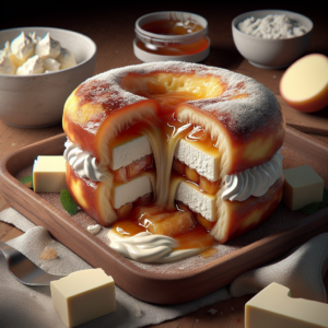 Rabanadas Recheadas com Queijo Creme e Doce para a Noite de Réveillon Perfeita!