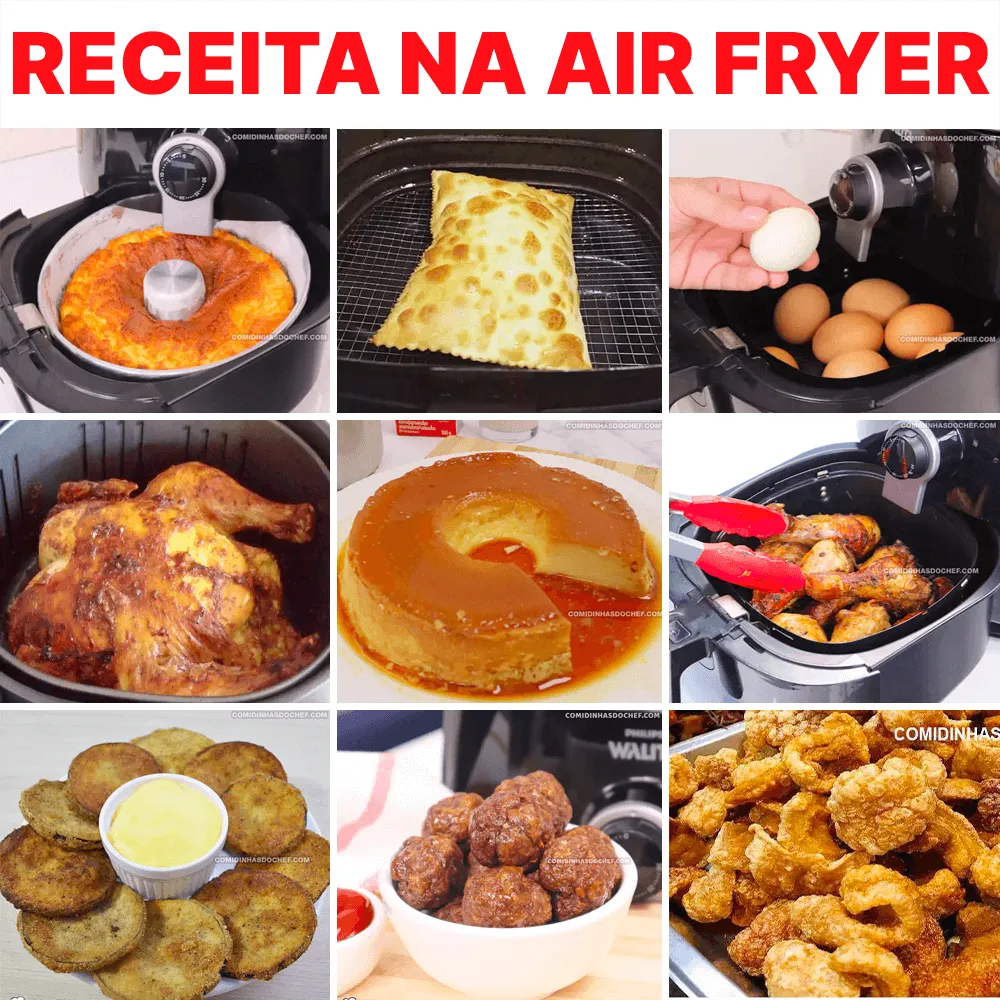 Como Fazer Receitas Surpreendentes com Menos Óleo na Air Fryer!