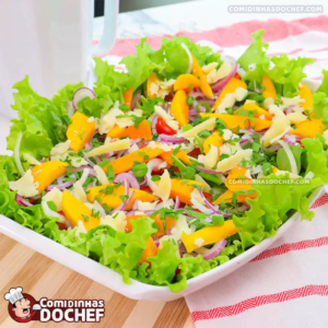 Como criar um refresco com a salada Tropical com Manga que vai mudar seu verão!