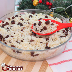 Como fazer Arroz com Passas Natalino incrível com apenas 5 ingredientes em 15 minutos!