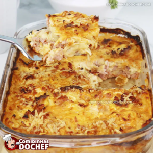 Como fazer Macarrão de Forno com Presunto e Queijo em apenas 30 minutos!