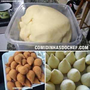 Como fazer massa de coxinha com água em 5 minutos com apenas 3 ingredientes!