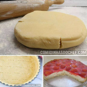 Como fazer uma deliciosa massa para torta doce com apenas 5 ingredientes!