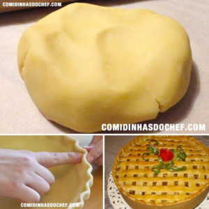 Como fazer uma massa podre para torta salgada em minutos com apenas 3 ingredientes!