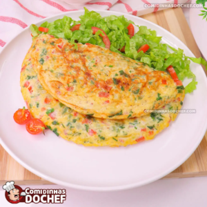 Como fazer um omelete saudável em 5 minutos com apenas 3 ingredientes!