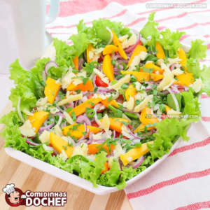 Como fazer uma salada Tropical em 10 minutos com apenas 5 ingredientes!