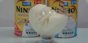 Como fazer sorvete de leite Ninho em apenas 15 minutos com 3 ingredientes!