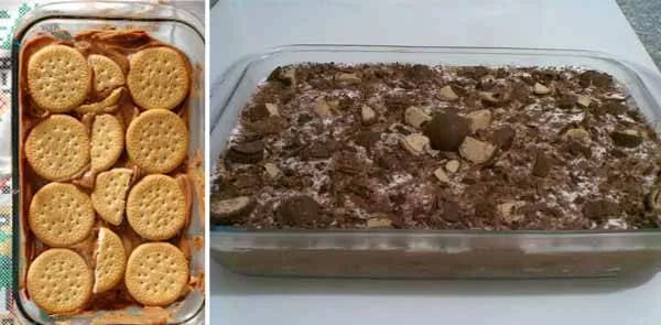 Como fazer uma torta de bolacha sem forno em minutos com apenas 4 ingredientes!