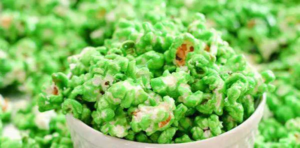 Como Fazer Pipoca Verde e Amarela em 5 Minutos com 3 Ingredientes!