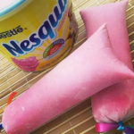 Como fazer geladinho de Nesquik em minutos com apenas 3 ingredientes?