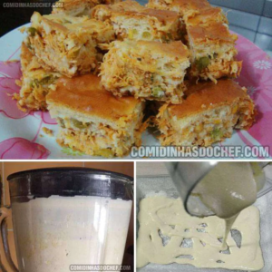 Como fazer Torta Salgada de Frango em 30 minutos com 5 ingredientes!