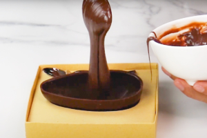 Recheio de Chocolate para Ovo de Colher