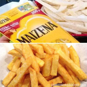 Como fazer Batata Frita crocante com Maizena em 10 minutos com apenas 4 ingredientes