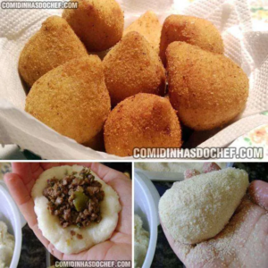 Como fazer coxinha de mandioca pura em 15 minutos com apenas 4 ingredientes?