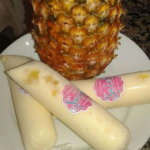 Como fazer um geladinho de abacaxi em 5 minutos com apenas 3 ingredientes!