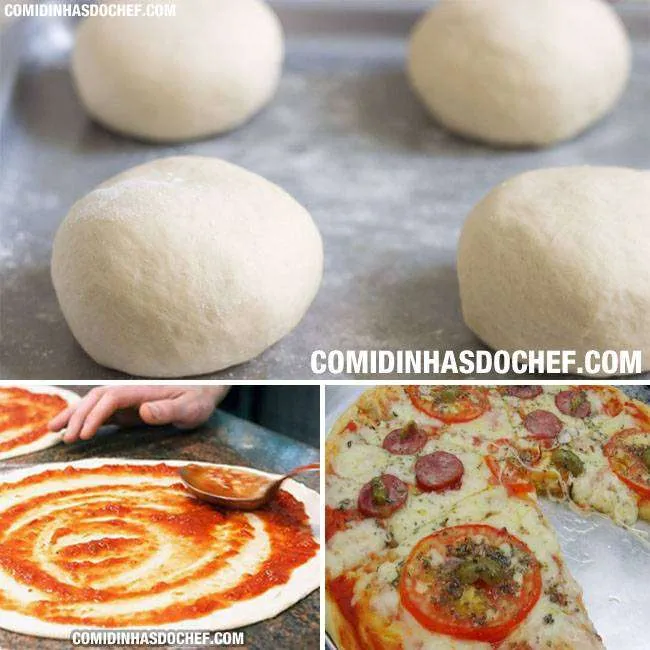 Como fazer pizza sem leite em apenas 30 minutos com 3 ingredientes!