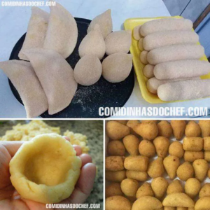 Como fazer massa de salgado com batata em 10 minutos com apenas 4 ingredientes!