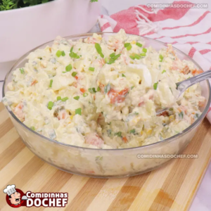Como fazer salada de maionese perfeita para churrasco em 10 minutos!