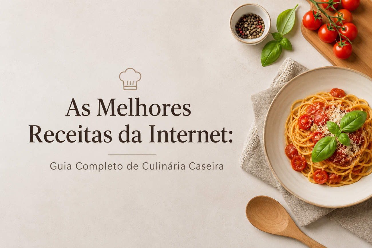 As Melhores Receitas da Internet: Guia Completo de Culinária Caseira