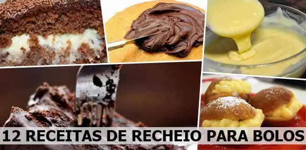 12 Receitas de Recheio Para Bolos