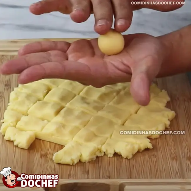 Bolinhas de Queijo - Passo 5