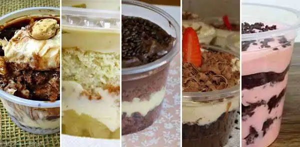 5 Recheios Para Bolo no Pote