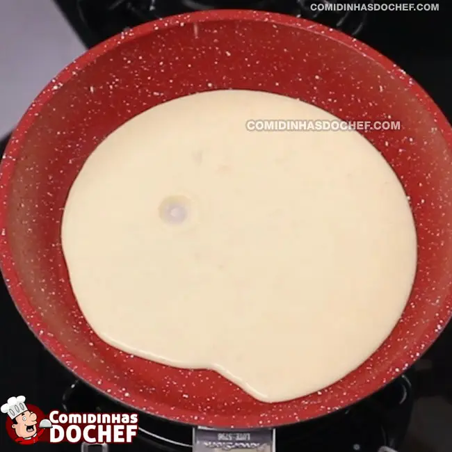 Pão de Queijo de Frigideira - Passo 2