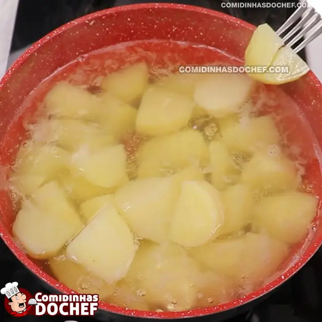 Bolinho de Batata - Passo 1
