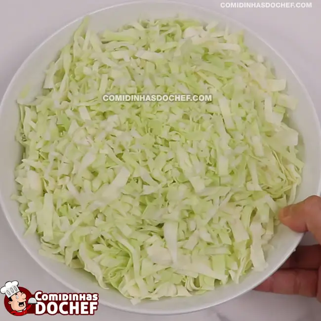 Salada de Repolho com Maionese - Passo 2