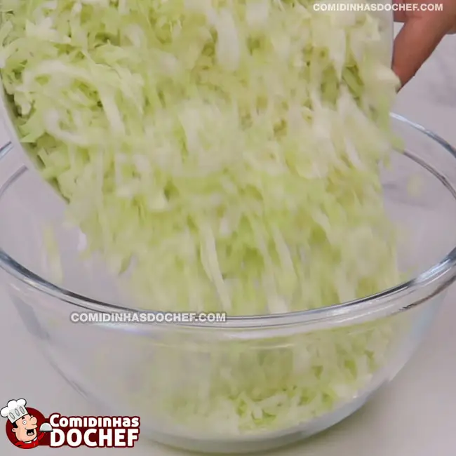 Salada de Repolho com Maionese - Passo 3