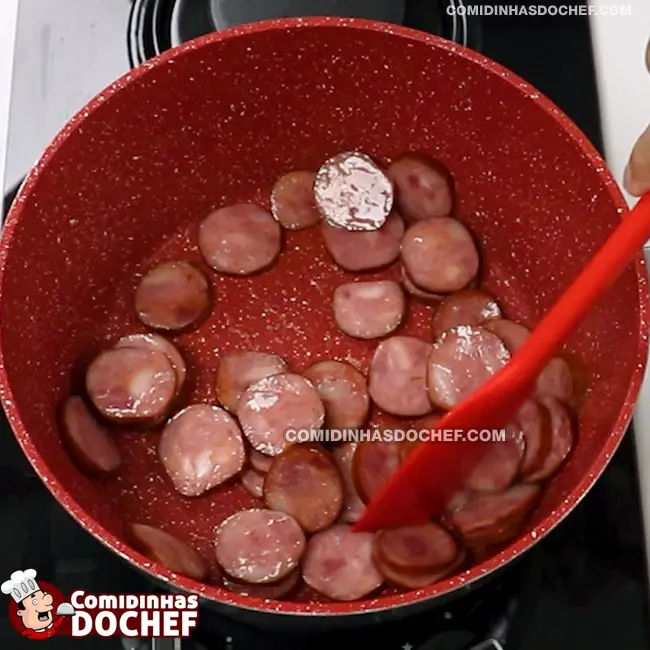 Caldo de Verde com Linguiça Defumada - Passo 3
