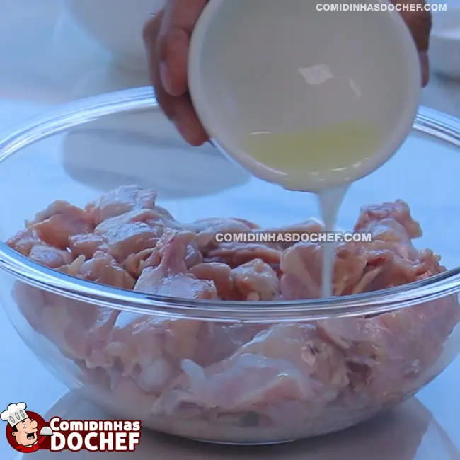 Frango Empanado Fácil - Passo 1