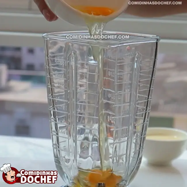 Mini Sonho Fácil de Liquidificador - Passo 1