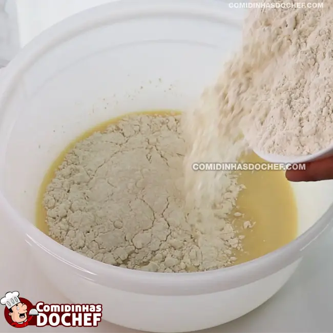 Pão Caseiro com Leite Ninho - Passo 2