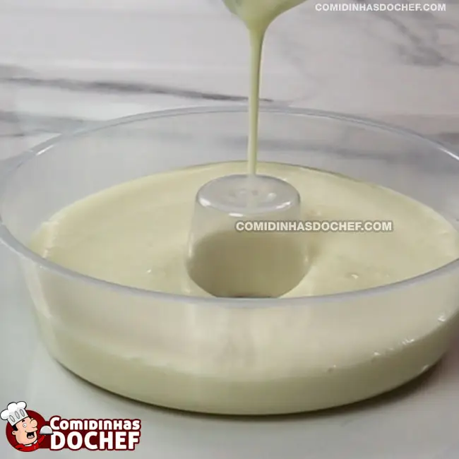 Pudim Branco Que Não Vai ao Forno - Passo 4