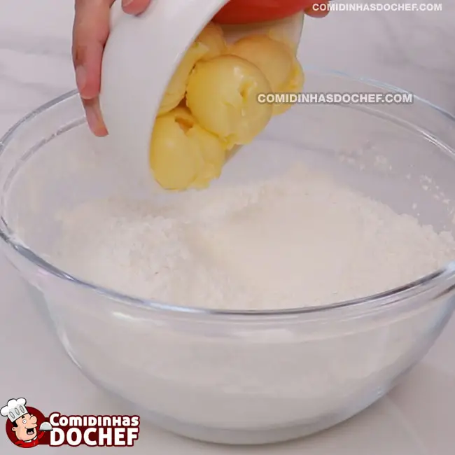Biscoitos de Coco - Passo 1