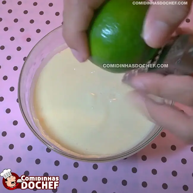 Mousse de Limão - Passo 4