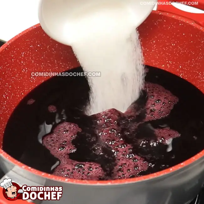 Mousse de Vinho - Passo 1
