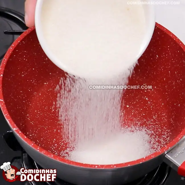 Receita de Bolo Pudim - Passo 1