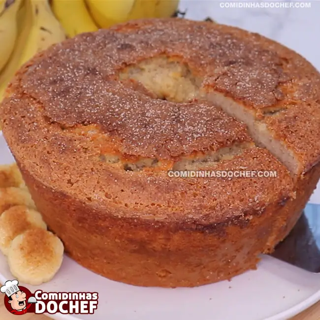 Bolo de Banana no Liquidificador - Passo 7