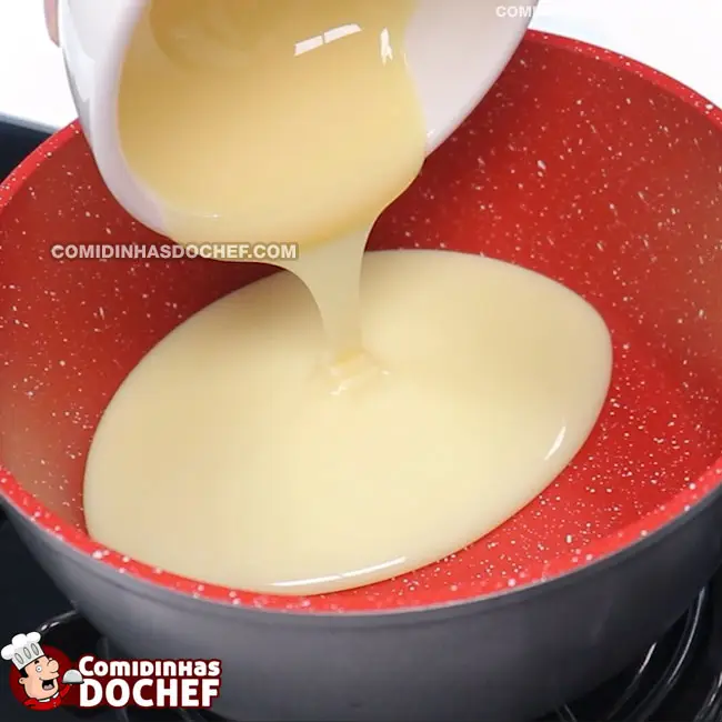 Creme de Coco Para Recheio - Passo 1