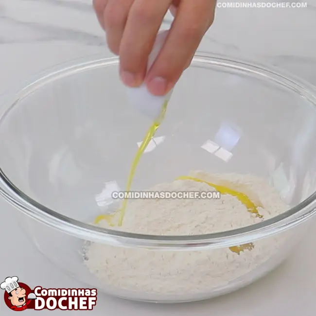 Pão Recheado - Passo 1