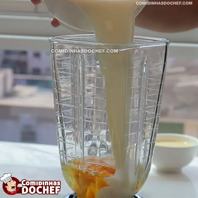 Bolo de Chocolate de Liquidificador - Passo 1