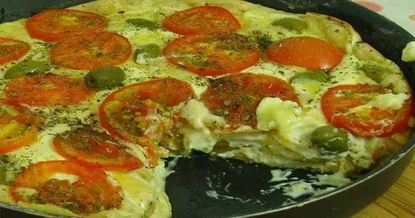 Torta Pizza de Liquidificador