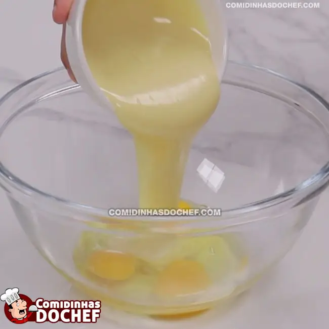 Receita de Pudim de Microondas - Passo 1