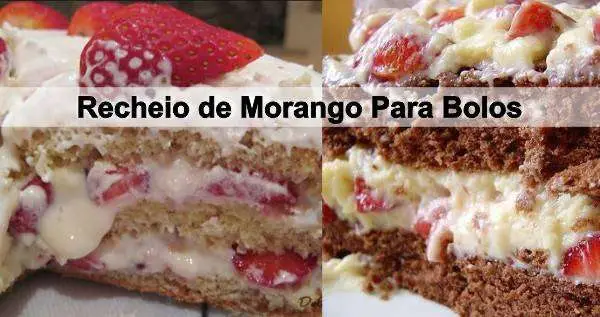 Receita de Recheio de Morango