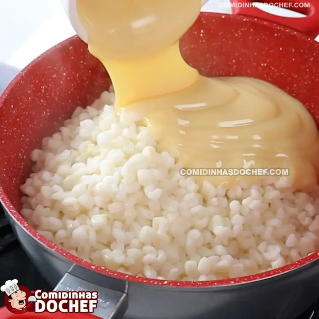 Receita de Canjica Junina - Passo 3