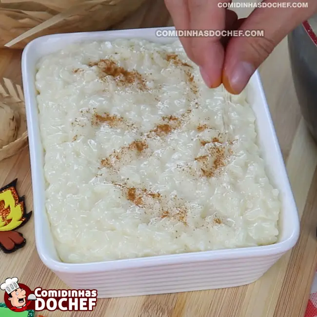 Arroz doce de Leite Ninho - Passo 5