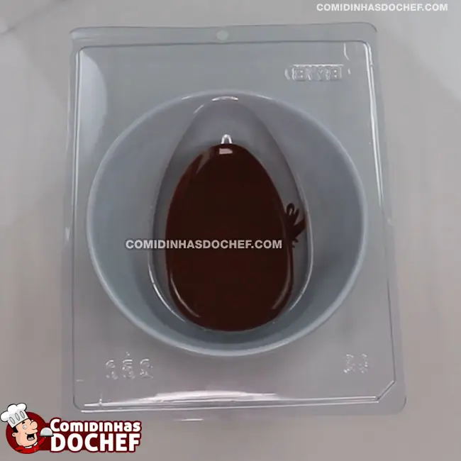 Como Fazer Ovo Brownie de Páscoa - Passo 2