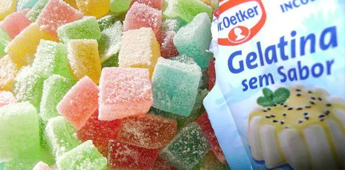 Jujuba Feita com Gelatina